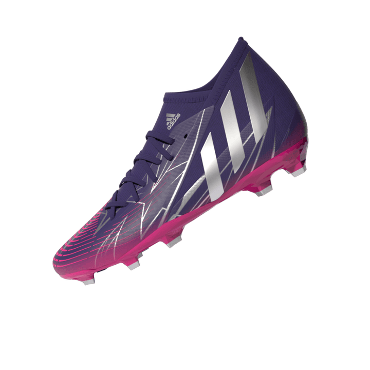 Botas de fútbol adidas Predator Edge 3 FG Team College Purple / Silver Metallic / Team Shock Pink