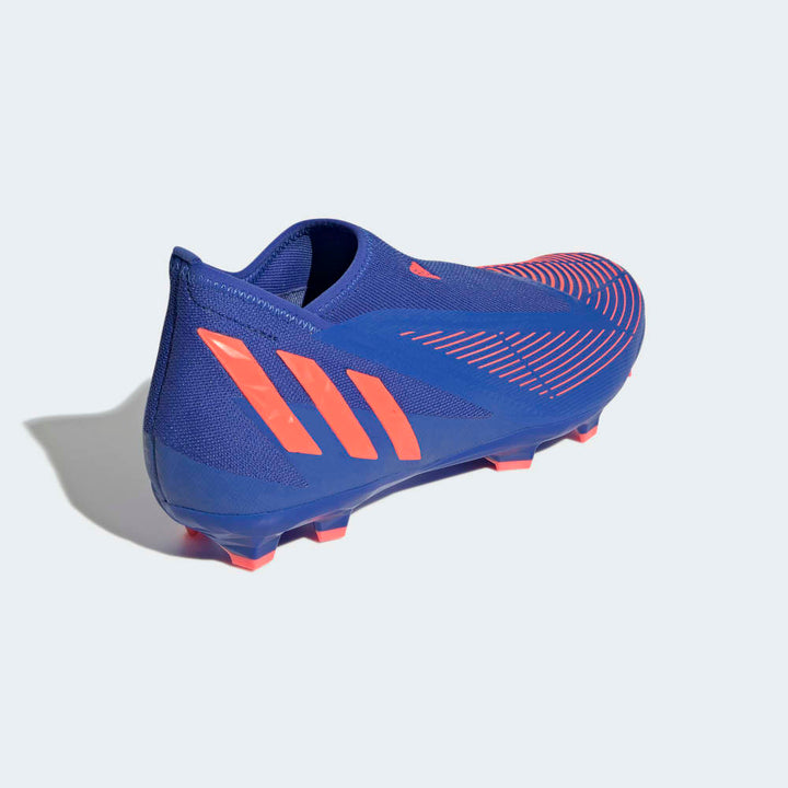 Botas de fútbol para terreno firme adidas Predator EDGE Laceless FG Azul/Turbo