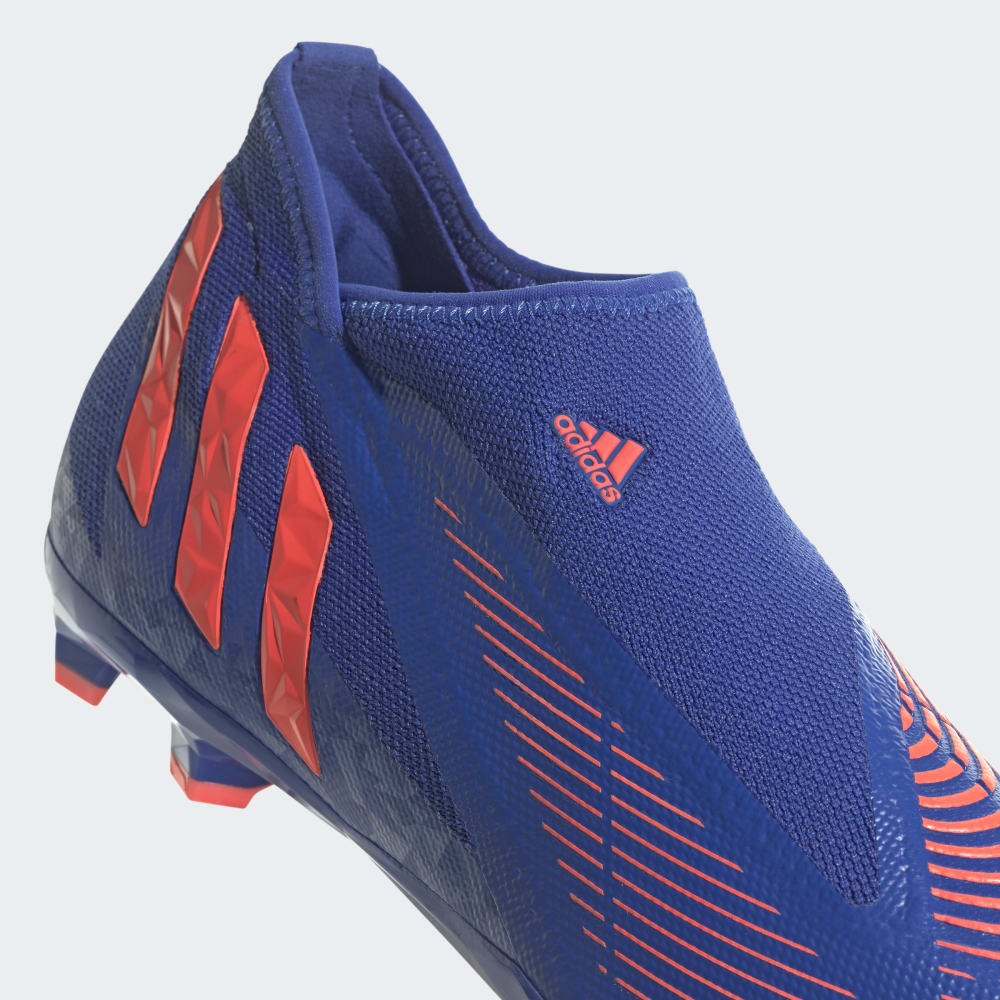 Botas de fútbol para terreno firme adidas Predator EDGE Laceless FG Azul/Turbo