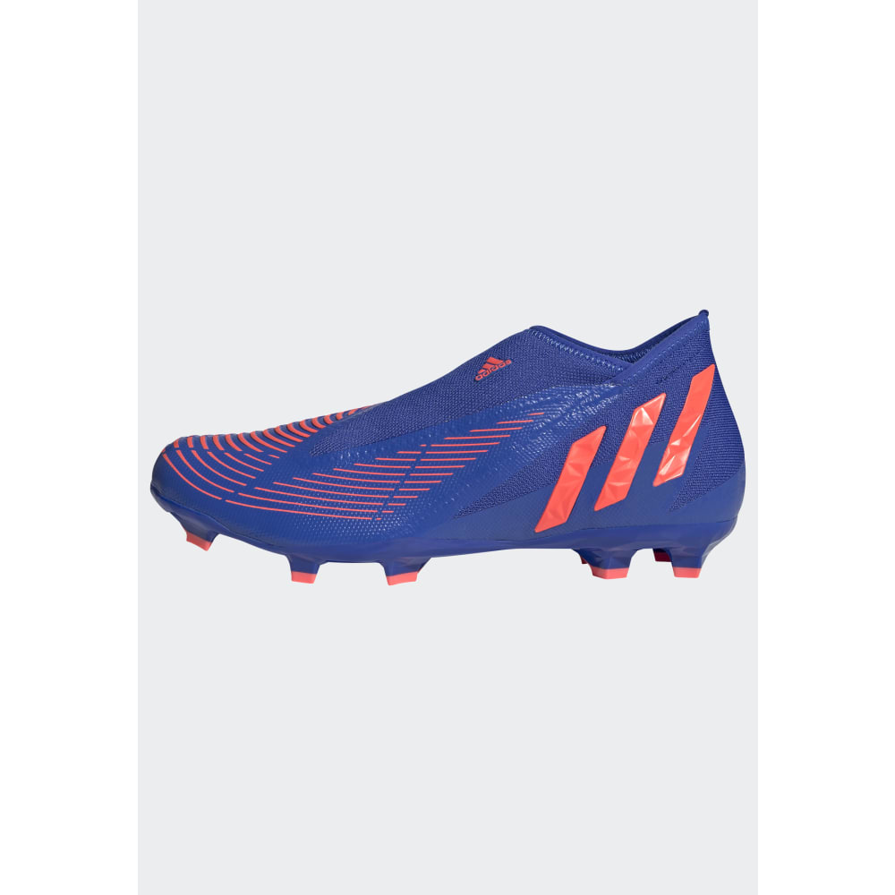 Botas de fútbol para terreno firme adidas Predator EDGE Laceless FG Azul/Turbo