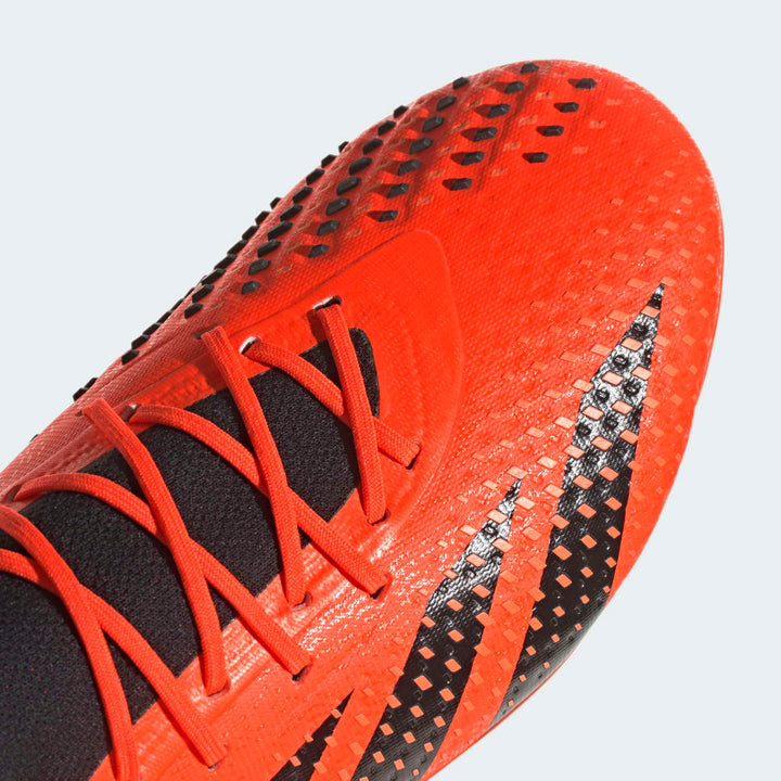 Botas de fútbol para terreno firme adidas Predator Accuracy.1 Low FG Negro/Naranja