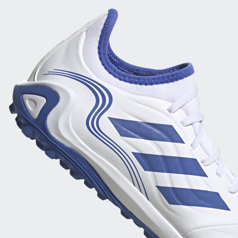 Botas de fútbol adidas Copa Sense 3 TF Turf Blanco/Azul