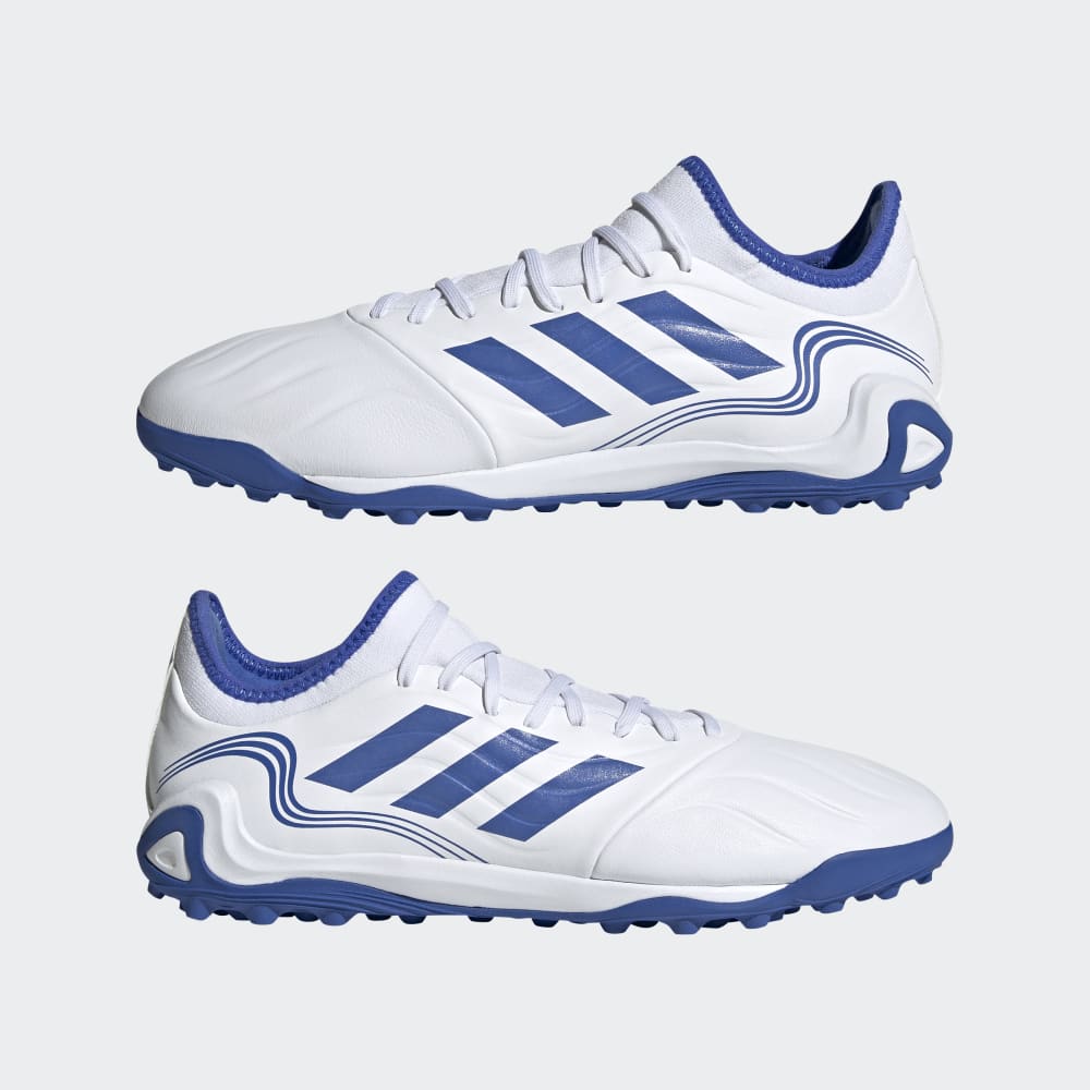 Botas de fútbol adidas Copa Sense 3 TF Turf Blanco/Azul