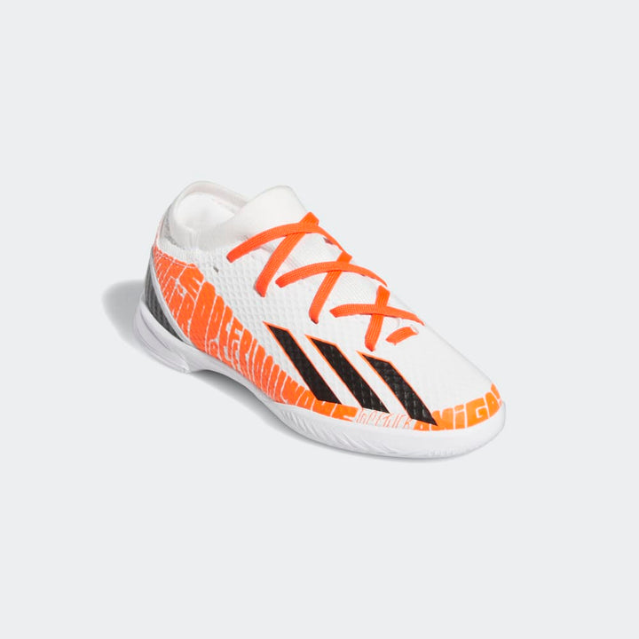 Botas de fútbol sala adidas X Speed ​​Portal Messi 3 IN J para niños