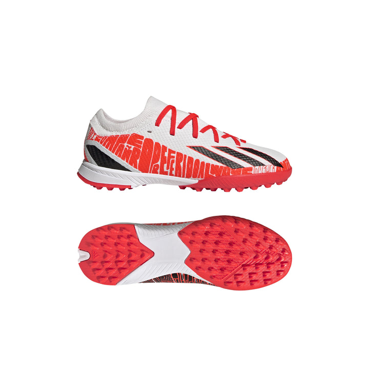 Zapatos para césped artificial adidas X Speed ​​Portal Messi 3 TF para niños