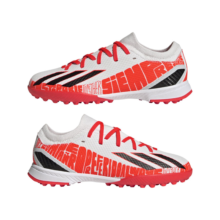 Zapatos para césped artificial adidas X Speed ​​Portal Messi 3 TF para niños