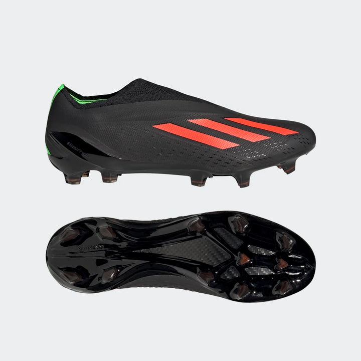 Botas de terreno firme adidas X Speedportal+ FG Negro/Rojo/Verde