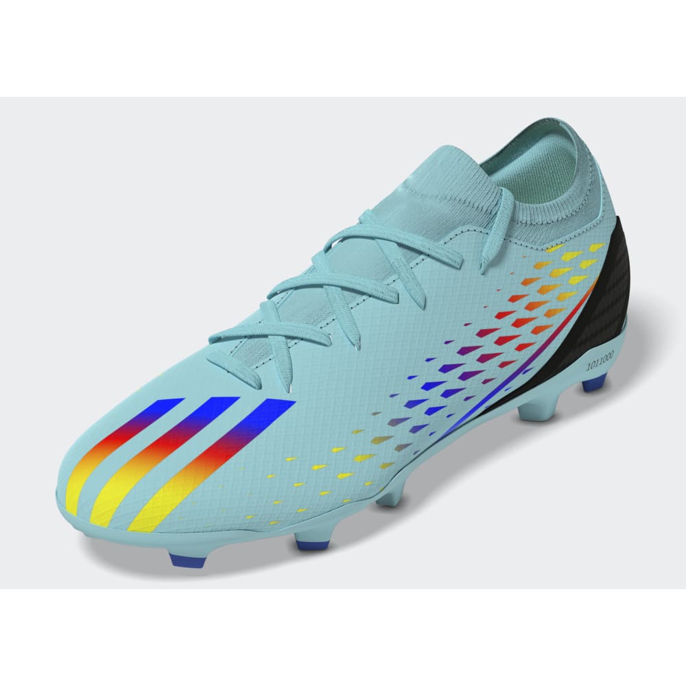 Botas de fútbol para superficies firmes adidas Speed ​​Potal 3 FG Agua/Azul/Amarillo