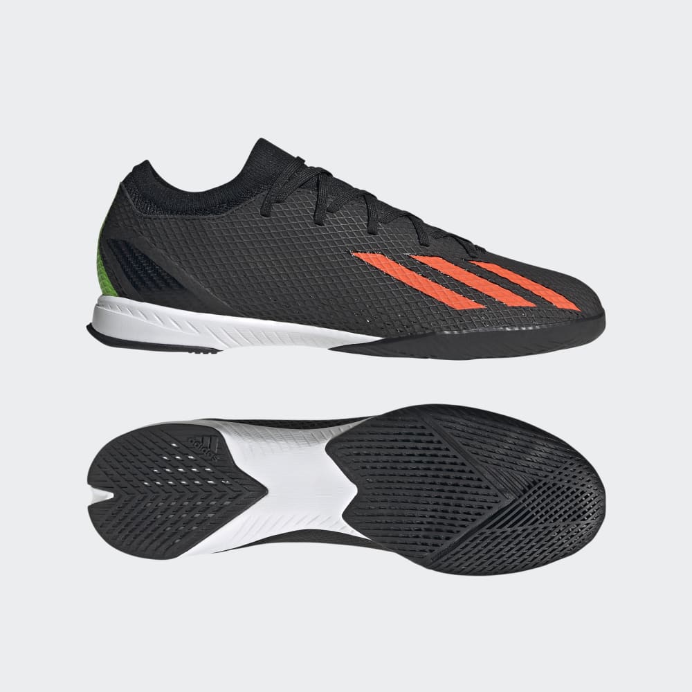 Botas de fútbol sala adidas X Speed ​​Portal 3 IN Negro/Rojo