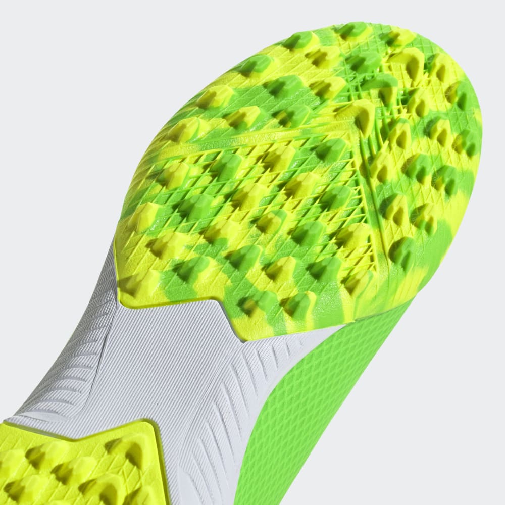 Botas de fútbol adidas X Speed ​​Portal 3 TF J para niños, color verde