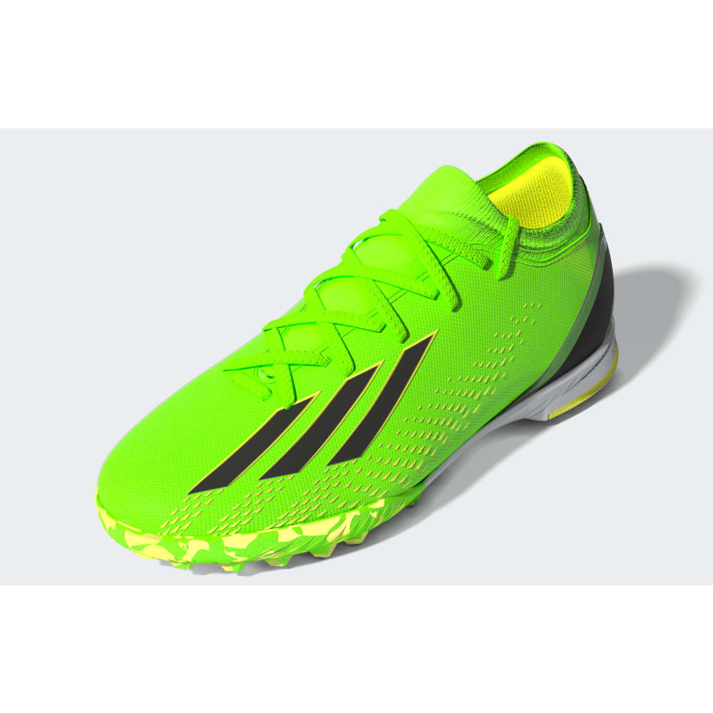 Botas de fútbol adidas X Speed ​​Portal 3 TF J para niños, color verde