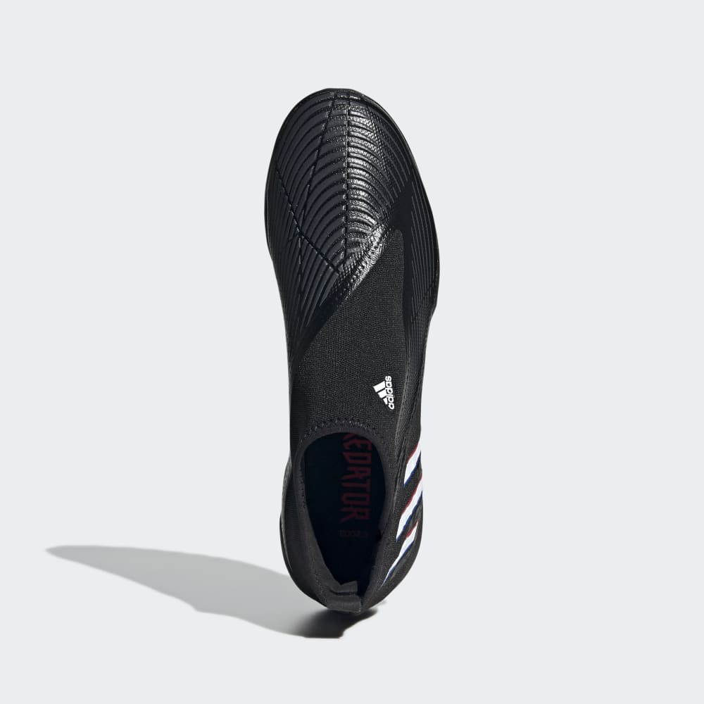 adidas Predator Edge 3 Laceless TF Turf Boots Core Black/White