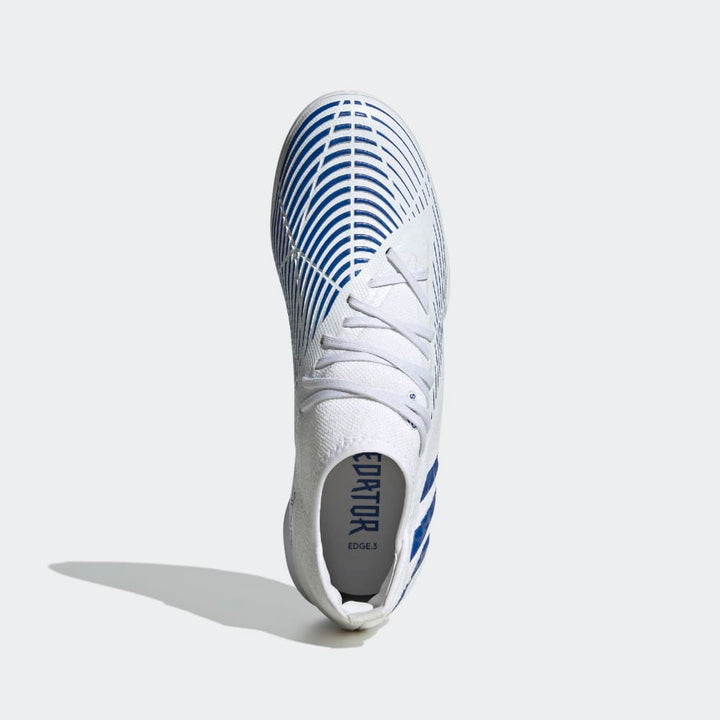 adidas Predator Edge 3 IN Indoor Boots White/Blue