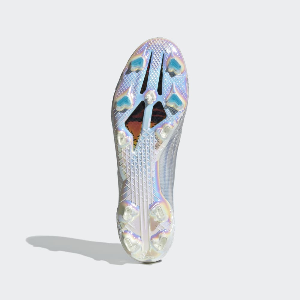 adidas Speedflow+ FG Firm Ground Boots White/Indigo/Sky