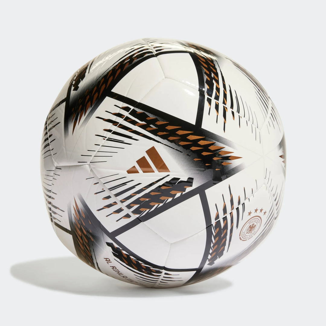 adidas Rihla Club Germany Ball White/Black/Gold