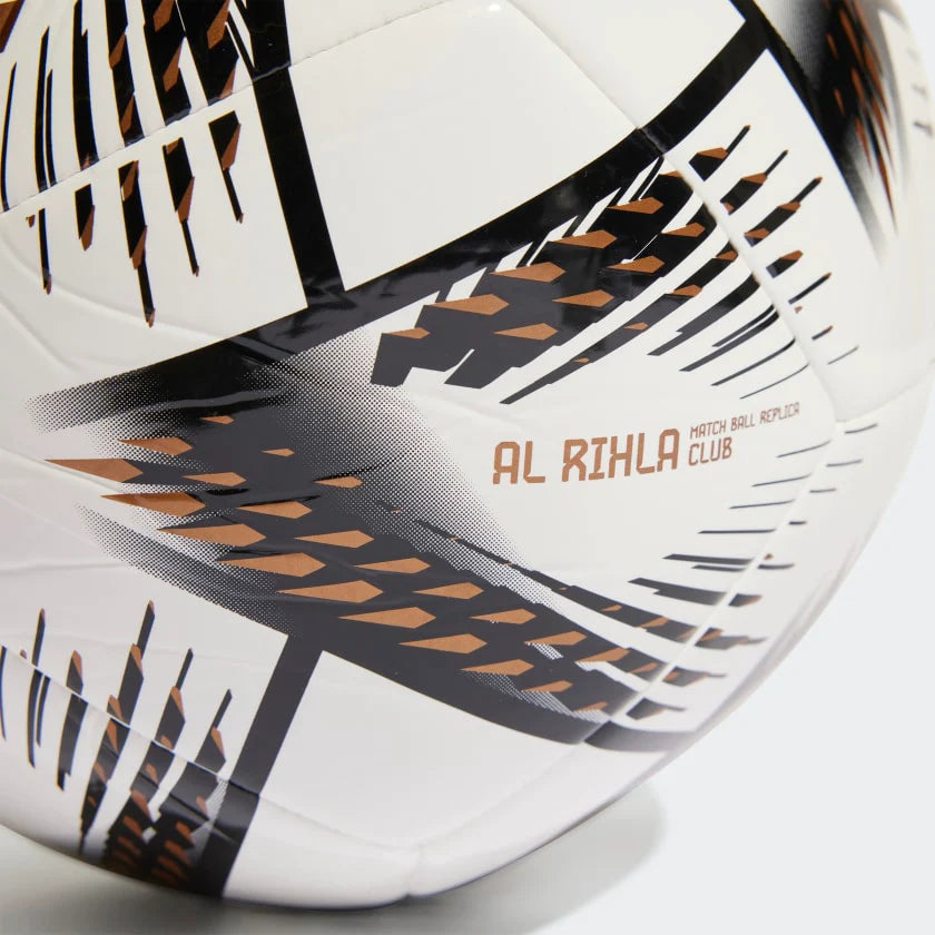 Balón adidas Rihla Club Alemania Blanco/Negro/Oro 