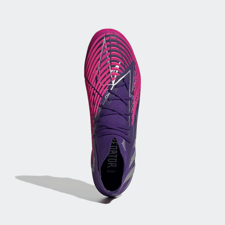 Botas de fútbol adidas Predator Edge 1 FG Team College Purple / Silver Metallic / Team Shock Pink