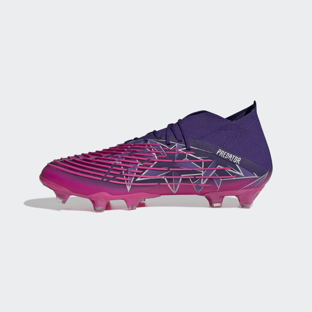 Botas de fútbol adidas Predator Edge 1 FG Team College Purple / Silver Metallic / Team Shock Pink