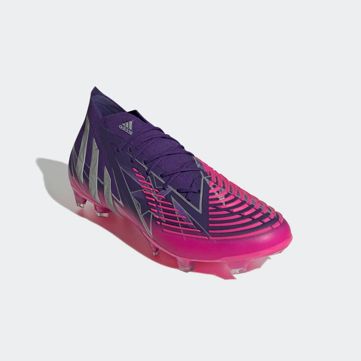 adidas Predator Edge 1 FG Firm Ground Boots Team College Purple / Silver Metallic / Team Shock Pink