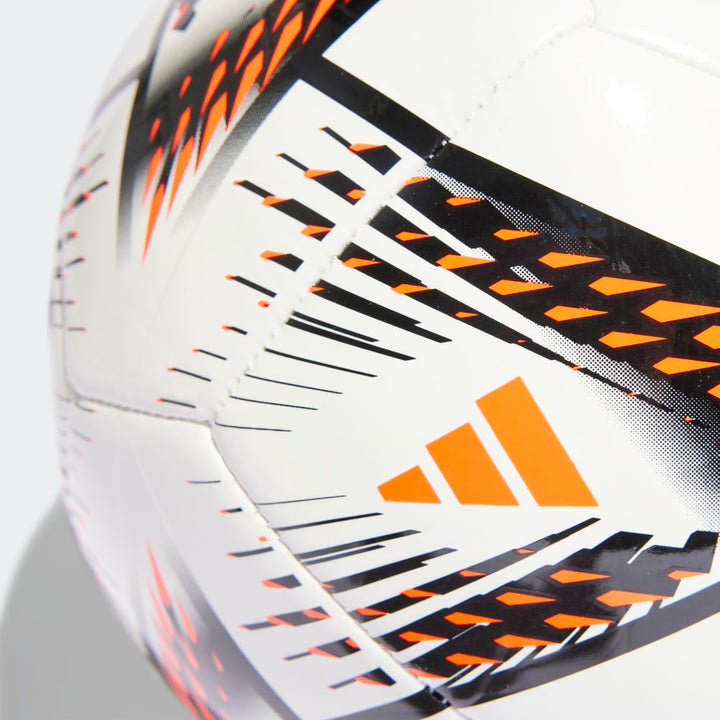 adidas Rihla Club Soccer Ball White/Black/Red