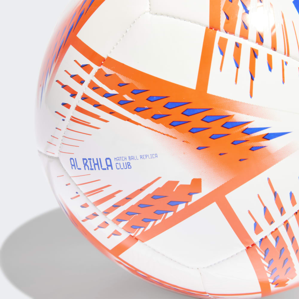 adidas Rihla Club Soccer Ball White/Red/Panton