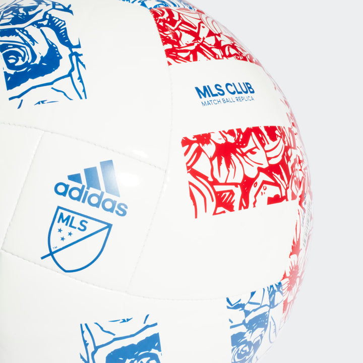 Balón de fútbol adidas MLS Club Blanco/Azul