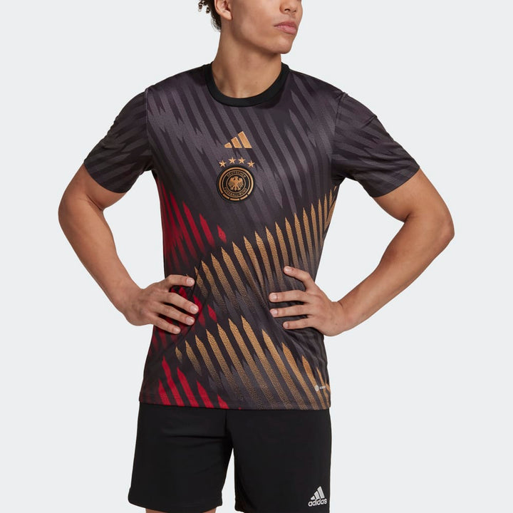 Camiseta adidas Alemania Pre-Match Negro/Gris