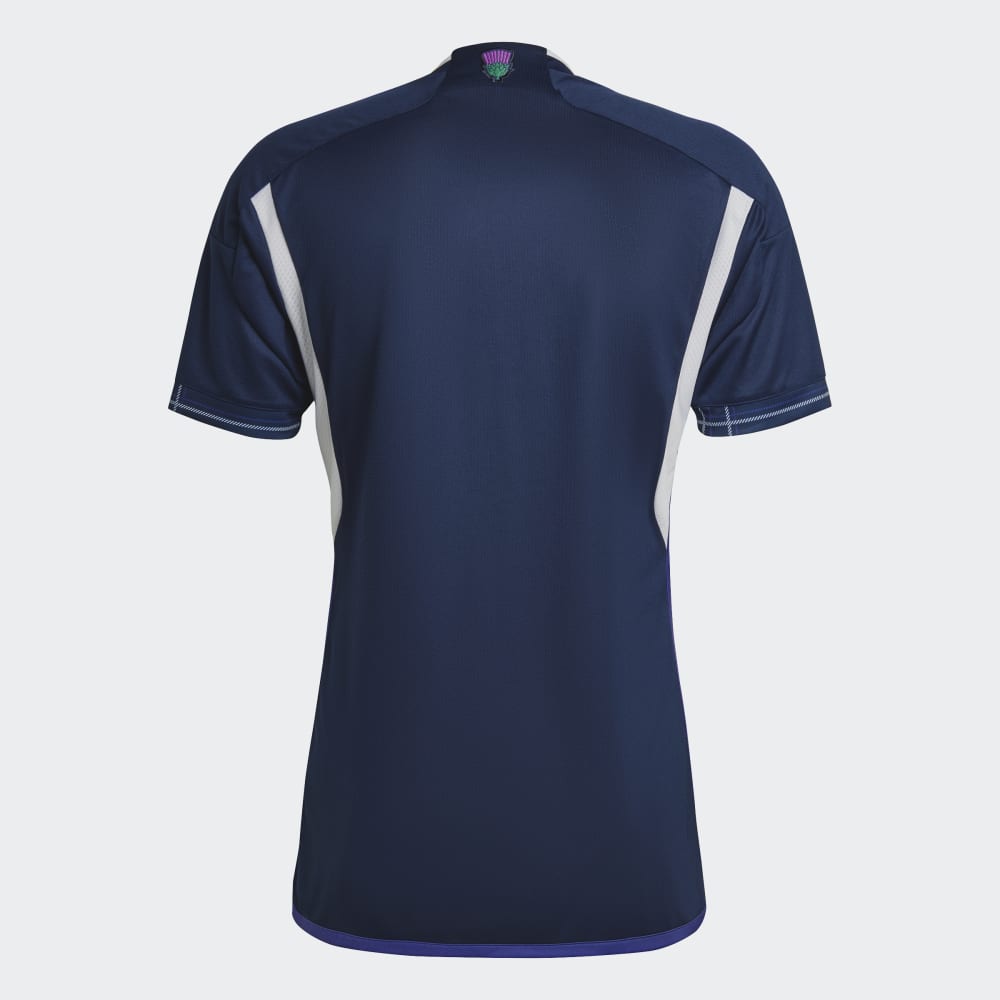 adidas Camiseta de local de Escocia para hombre 22, color azul marino