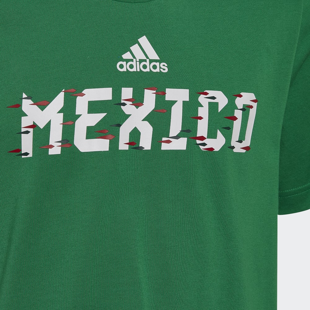 Camiseta adidas Mundial México 2022 Niño Y Verde