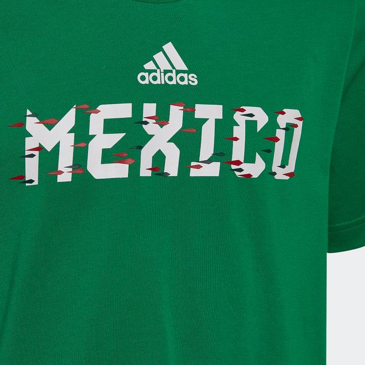 Camiseta adidas Mundial México 2022 Niño Y Verde