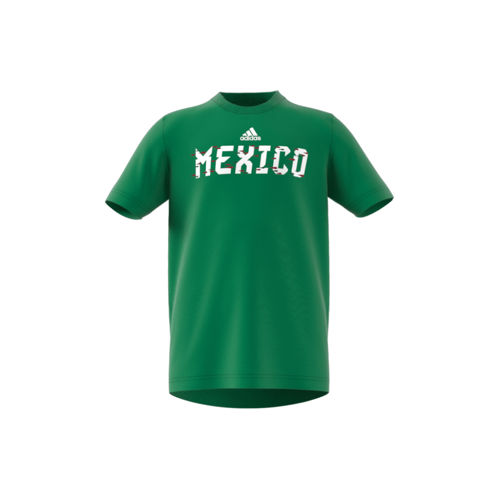 adidas Kid's Mexico World Cup 2022 T-Shirt Y Green