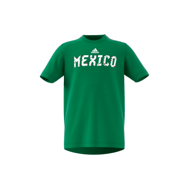 Camiseta adidas Mundial México 2022 Niño Y Verde