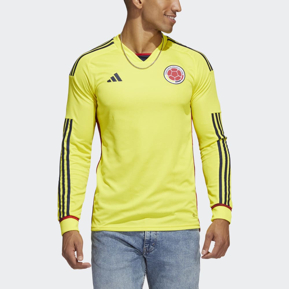 Camiseta adidas Colombia local manga larga 22