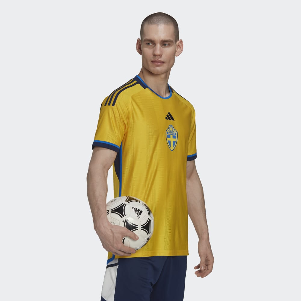 adidas Camiseta de local Suecia SVFF para hombre 22 Amarillo