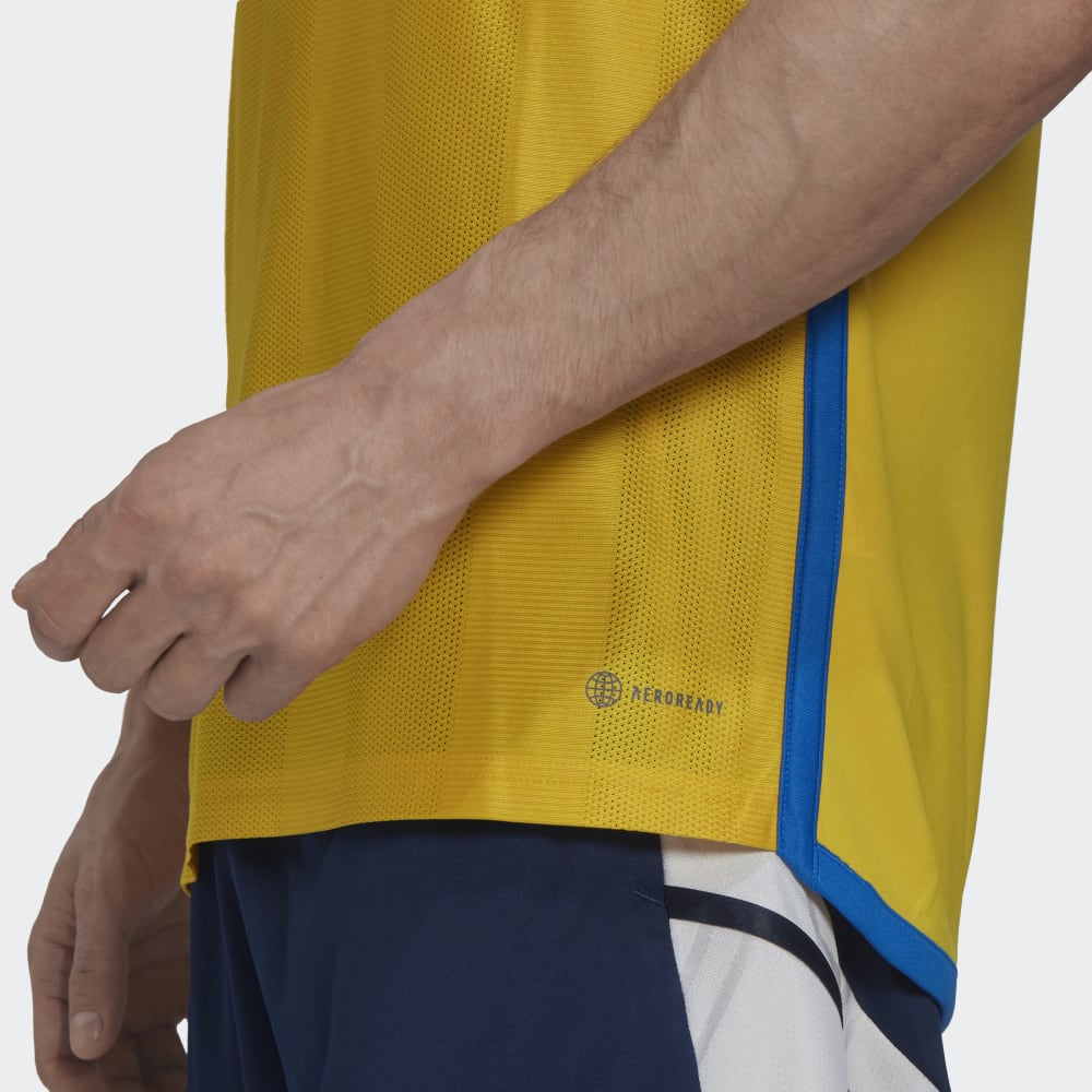 adidas Camiseta de local Suecia SVFF para hombre 22 Amarillo