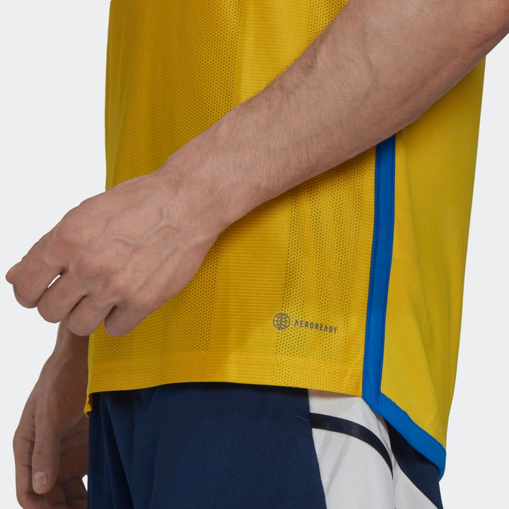 adidas Camiseta de local Suecia SVFF para hombre 22 Amarillo