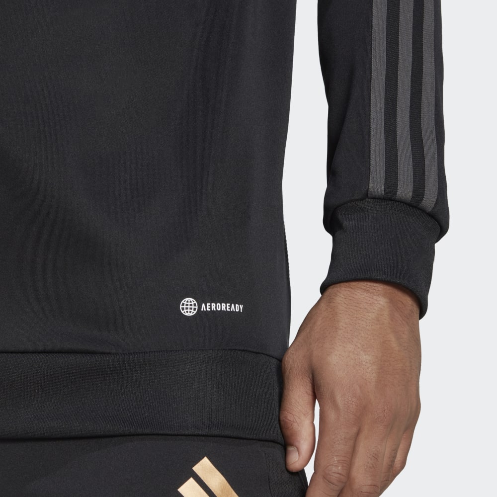 Sudadera con capucha adidas Alemania para hombre, color negro