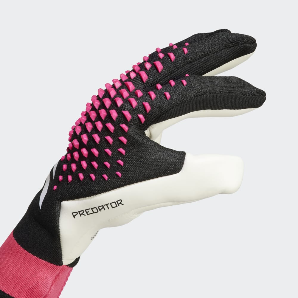 adidas Predator Pro Fingersave Goalkeeper Gloves Black/White