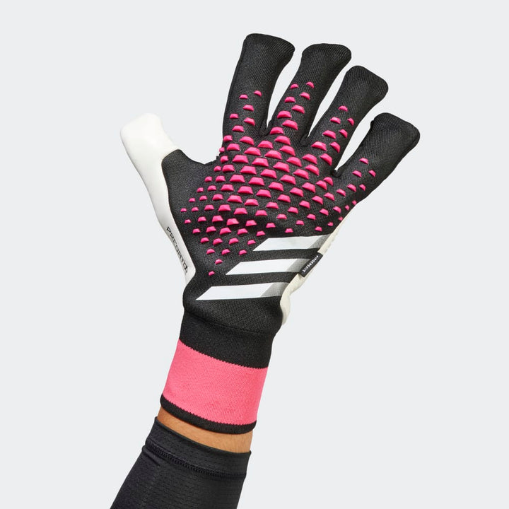 Guantes de portero adidas Predator Pro Fingersave Negro/Blanco