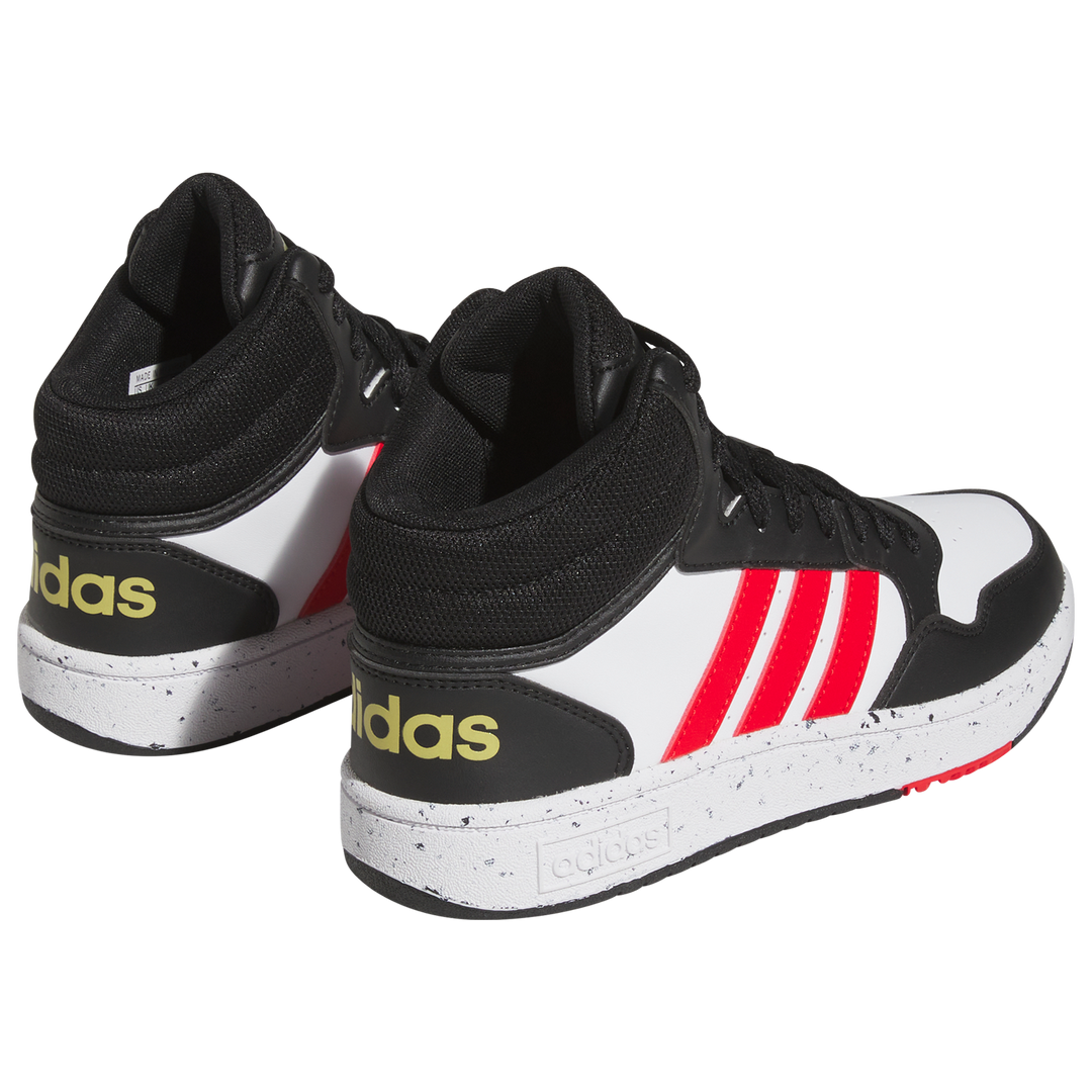 adidas Kid's Hoops Grand Court White/Silver Size 1
