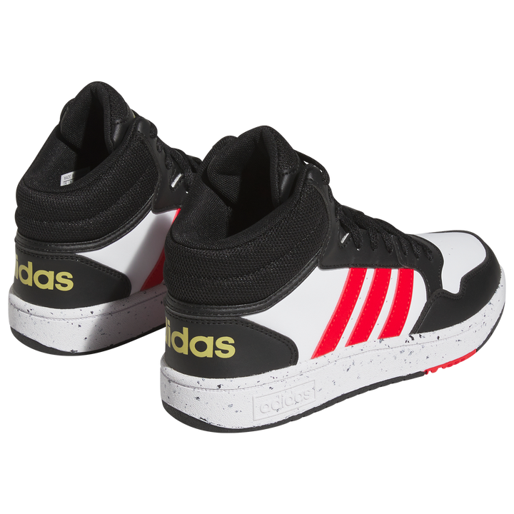 adidas Kid's Hoops Grand Court White/Silver Size 1