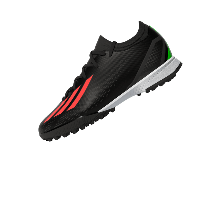 adidas Kid's X Speed Portal 3 TF J Turf Football Boots Black/Red