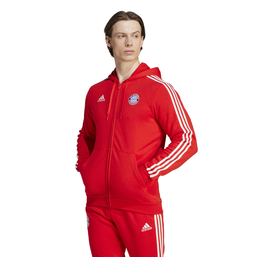 Sudadera con capucha y cremallera completa adidas Bayern Munich DNA 23/24