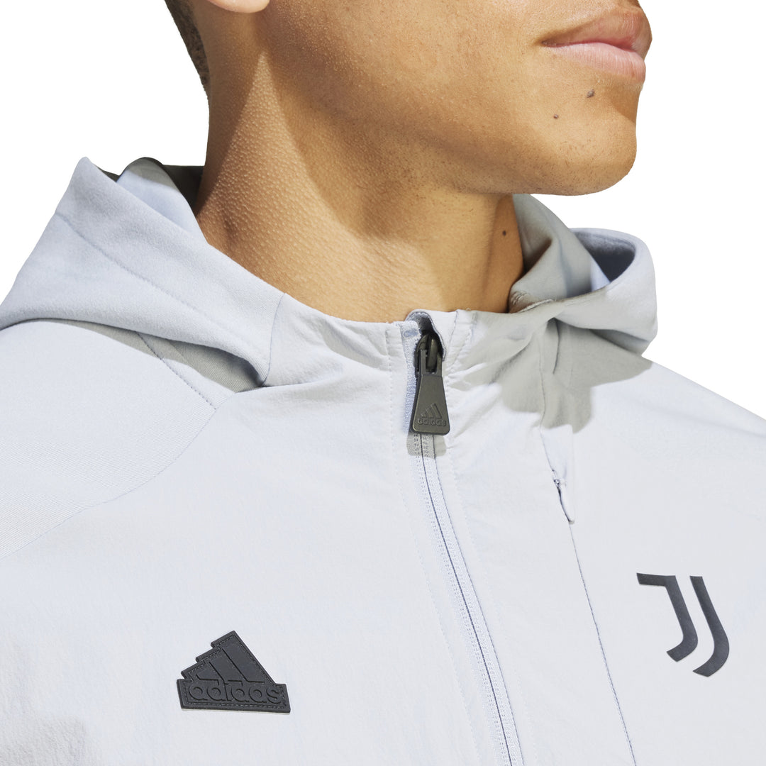 Sudadera con capucha y cremallera completa de la Juventus de adidas