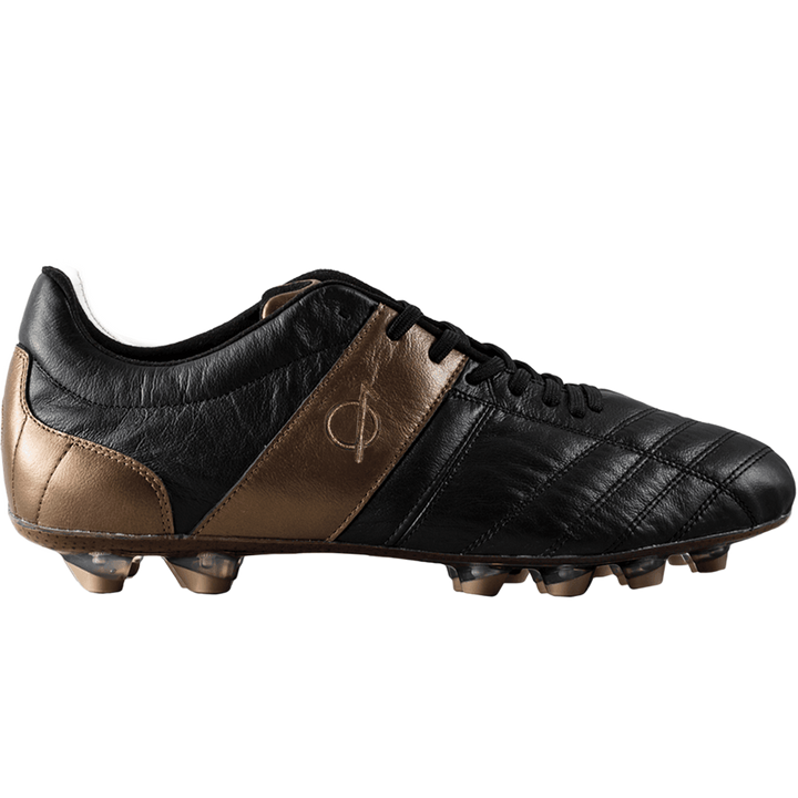 Botas de fútbol para superficies firmes Unozero FG Modelo 1.0 Negro