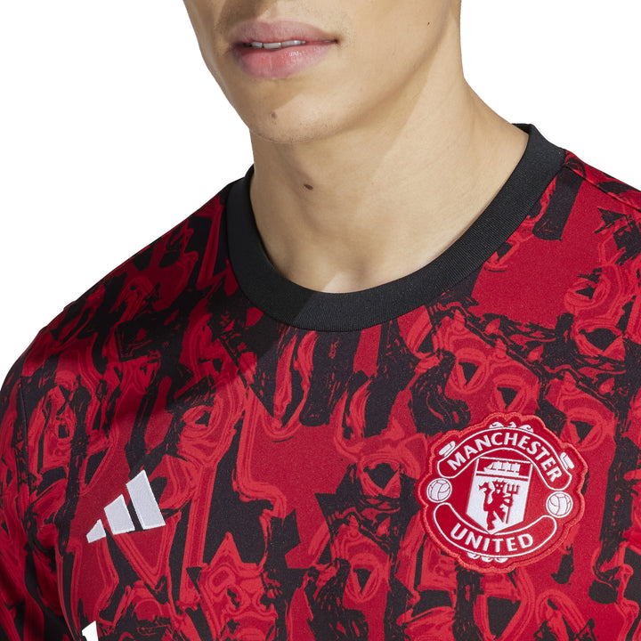 Camiseta adidas Manchester United 23/24 prepartido 