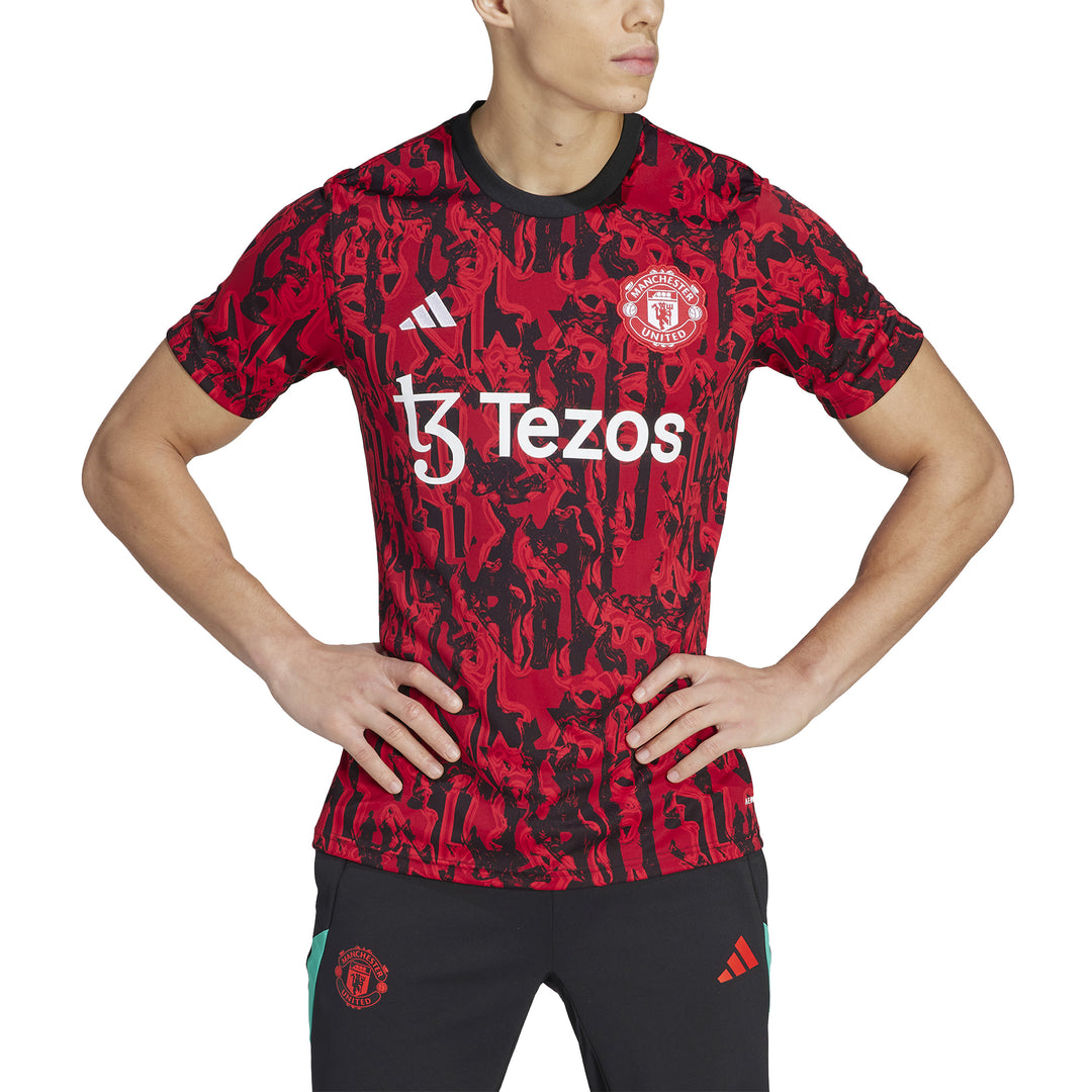 Camiseta adidas Manchester United 23/24 prepartido 