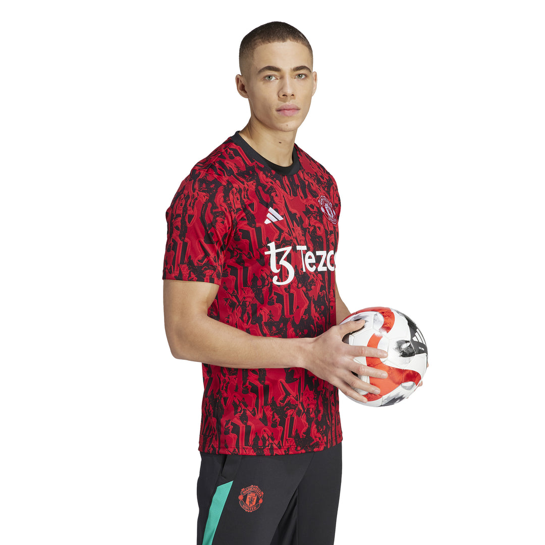 Camiseta adidas Manchester United 23/24 prepartido 