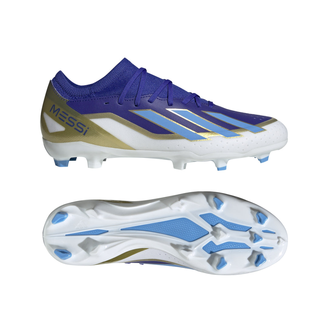 Botas de fútbol para terreno firme adidas X Crazyfast League FG Messi