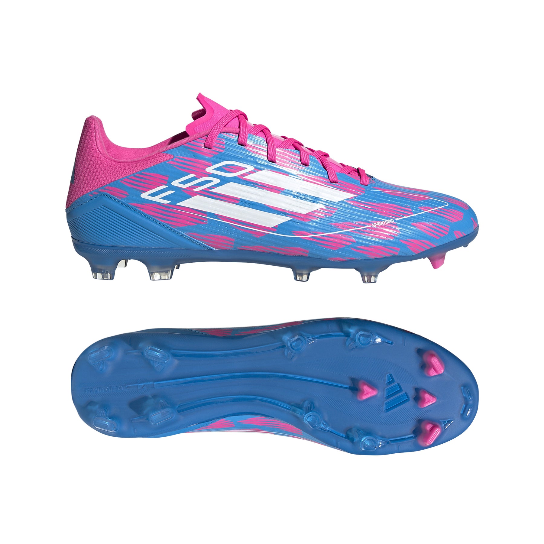 adidas F50+ Elite Firm Ground Soccer Cleats - White | Free